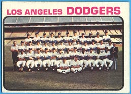 1973 Topps Baseball Cards      091      Los Angeles Dodgers TC